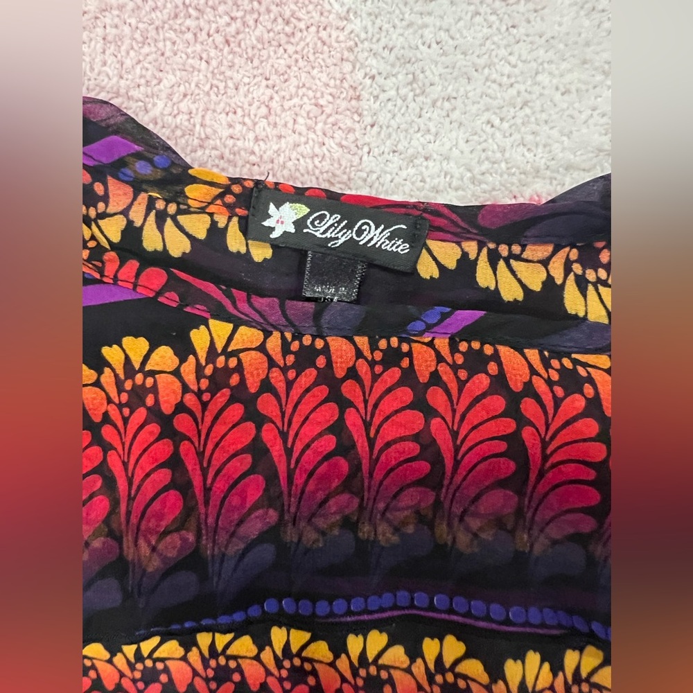 ✨Y2K✨Colorful Patterned Women's Top - Picture 3 of 3
